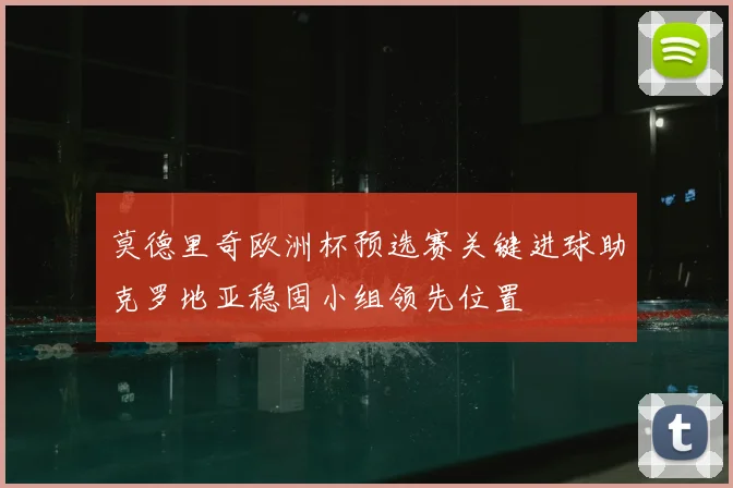 莫德里奇欧洲杯预选赛关键进球助克罗地亚稳固小组领先位置